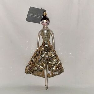 De Carlini Soffieria Gold Dress Ornament 2019